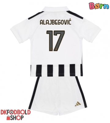 Juventus Kerim Alajbegovic #17 Hjemmebanesæt Børn 2026-27 Kort ærmer (+ korte bukser)